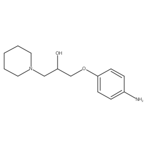 1-(4-Amino-phenoxy)-3-piperidino-propan-2-ol结构式