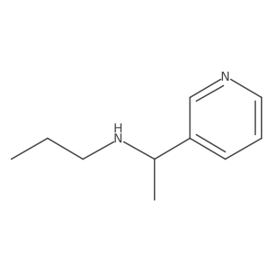 Propyl[1-(pyridin-3-YL)ethyl]amine结构式