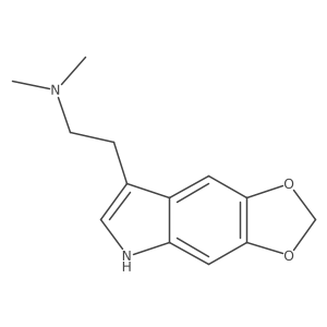 5,6-Methylenedioxy-N,N-dimethyltryptamine结构式