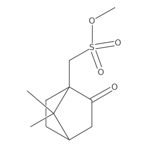 methyl [(1R)-7,7-dimethyl-2-oxo-1-bicyclo[2.2.1]heptanyl]methanesulfonate Structure