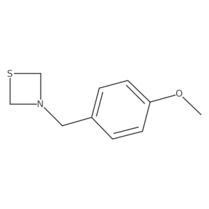3-[(4-Methoxyphenyl)methyl]-1,3-thiazetidine Structure