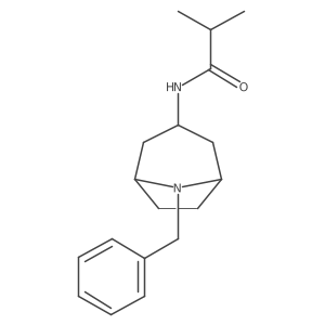N-((1R,3s,5S)-8-Benzyl-8-azabicyclo[3.2.1]octan-3-yl)isobutyramide结构式