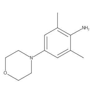2,6-Dimethyl-4-morpholin-4-yl-phenylamine结构式