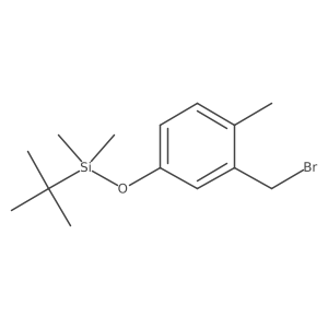 [3-(Bromomethyl)-4-methylphenoxy]-tert-butyl-dimethylsilane Structure