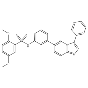 2,5-dimethoxy-N-(3-(3-(pyridin-3-yl)-[1,2,4]triazolo[4,3-b]pyridazin-6-yl)phenyl)benzenesulfonamide Structure