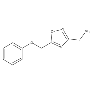 (5-(Phenoxymethyl)-1,2,4-oxadiazol-3-yl)methanamine Structure