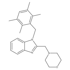 2-(morpholin-4-ylmethyl)-1-(2,3,5,6-tetramethylbenzyl)-1H-benzimidazole Structure