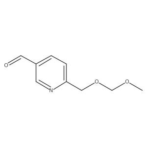 6-(Methoxymethoxymethyl)pyridine-3-carbaldehyde结构式