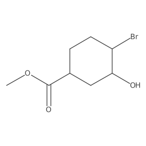 Methyl 4-bromo-3-hydroxycyclohexanecarboxylate Structure