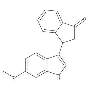 3-(6-Methoxy-1h-indol-3-yl)-indan-1-one Structure
