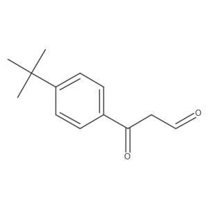 3-(4-Tert-butylphenyl)-3-oxopropanal Structure