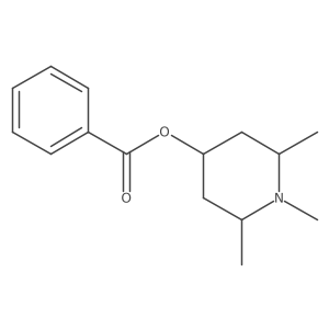 1,2,6-Trimethylpiperidin-4-yl benzoate结构式