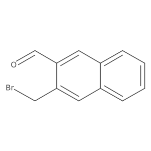 2-(Bromomethyl)naphthalene-3-carboxaldehyde结构式
