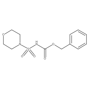 Benzyl(morpholin-4-ylsulfonyl)carbamate结构式