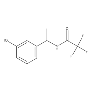 2,2,2-trifluoro-N-[(1R)-1-(3-hydroxyphenyl)ethyl]acetamide Structure
