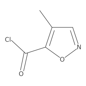 4-Methylisoxazole-5-carbonyl chloride Structure