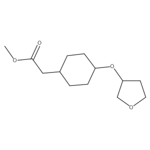 Methyl 4-[(tetrahydro-3-furanyl)oxy]cyclohexaneacetate Structure