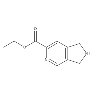 ethyl 1H,2H,3H-pyrrolo[3,4-c]pyridine-6-carboxylate Structure