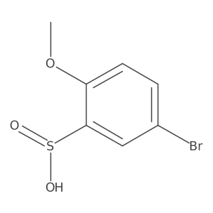 5-bromo-2-methoxy-Benzenesulfinic acid结构式