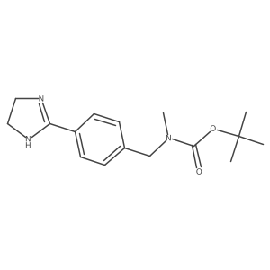 Tert-butyl [4-(4,5-dihydro-1h-imidazol-2-yl)benzyl]methylcarbamate结构式
