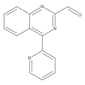 4-(2-Pyridinyl)-2-quinazolinecarboxaldehyde结构式