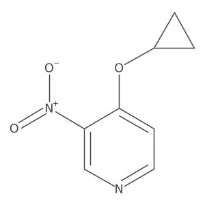 4-Cyclopropoxy-3-nitropyridine Structure