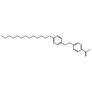 4-[[4-(Dodecyloxy)phenoxy]methyl]benzoic acid结构式