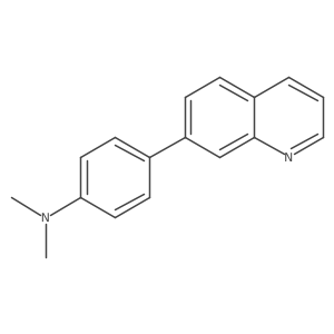 N,N-Dimethyl-4-(quinolin-7-yl)aniline Structure