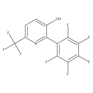 2-(2,3,4,5,6-Pentafluorophenyl)-6-(trifluoromethyl)pyridin-3-ol结构式