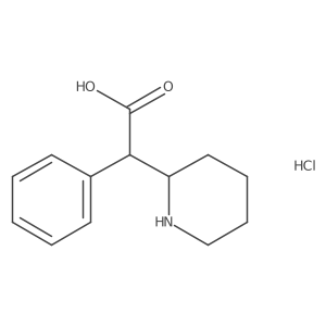 (+/-)-Ritalinic-d9 Acid HCl (piperidine-d9)结构式