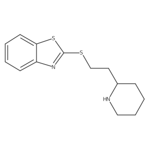 2-([2-(Piperidin-2-YL)ethyl]sulfanyl)-1,3-benzothiazole Structure
