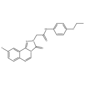 N-(4-ethoxyphenyl)-2-(9-fluoro-3-oxo-[1,2,4]triazolo[4,3-c]quinazolin-2(3H)-yl)acetamide Structure