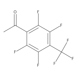 2,3,5,6-Tetrafluoro-4-(trifluoromethyl)acetophenone Structure
