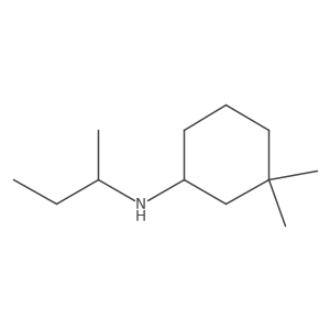 N-(butan-2-yl)-3,3-dimethylcyclohexan-1-amine结构式