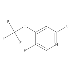 2-Chloro-5-fluoro-4-(trifluoromethoxy)pyridine Structure