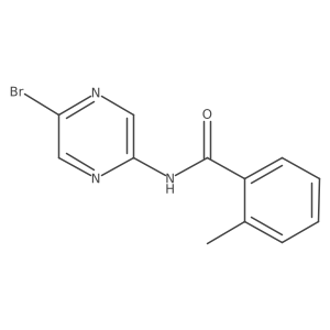 N-(5-bromopyrazine-2-yl)-2-methylbenzamide结构式