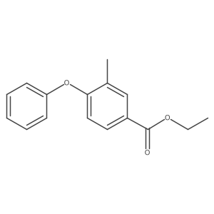 Ethyl 3-methyl-4-phenoxybenzoate Structure