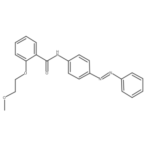 Benzamide, 2-(2-methoxyethoxy)-N-[4-(2-phenyldiazenyl)phenyl]-结构式