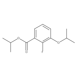 Isopropyl 2-fluoro-3-isopropoxybenzoate结构式
