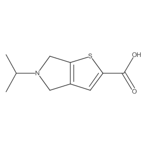 5-Isopropyl-5,6-dihydro-4H-thieno[2,3-c]pyrrole-2-carboxylic acid Structure