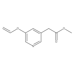 Methyl 2-(5-ethenoxypyridin-3-yl)acetate结构式