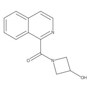 (3-Hydroxyazetidin-1-yl)(isoquinolin-1-yl)methanone结构式