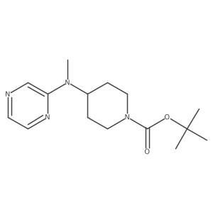 Tert-butyl 4-[methyl(pyrazin-2-YL)amino]piperidine-1-carboxylate Structure