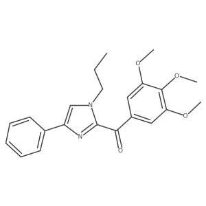 (4-Phenyl-1-propyl-1H-imidazol-2-yl)(3,4,5-trimethoxyphenyl)methanone Structure