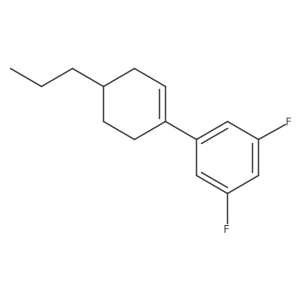 1,3-Difluoro-5-(4-propyl-1-cyclohexen-1-yl)benzene Structure