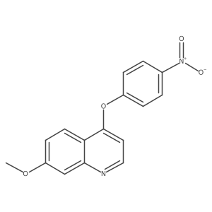 7-Methoxy-4-(4-nitrophenoxy)quinoline结构式