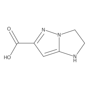 5,7a-Dihydro-3H-imidazo[1,2-b]pyrazole-2-carboxylic acid Structure