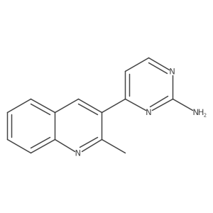 4-(2-Methylquinolin-3-YL)pyrimidin-2-amine Structure