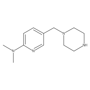 N,N-dimethyl-5-[(piperazin-1-yl)methyl]pyridin-2-amine结构式