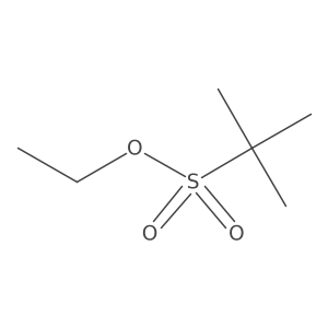 Ethyl 2-methyl-2-propanesulfonate Structure